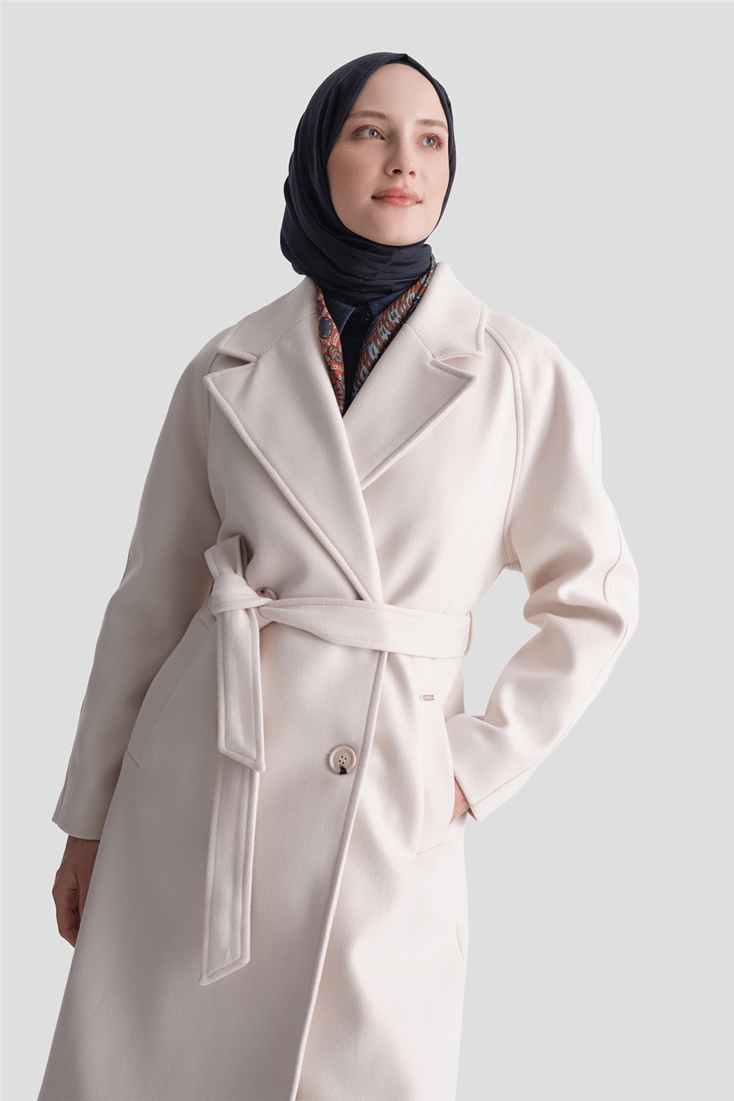 Reglan Kol Kaşe Kaban Bej 