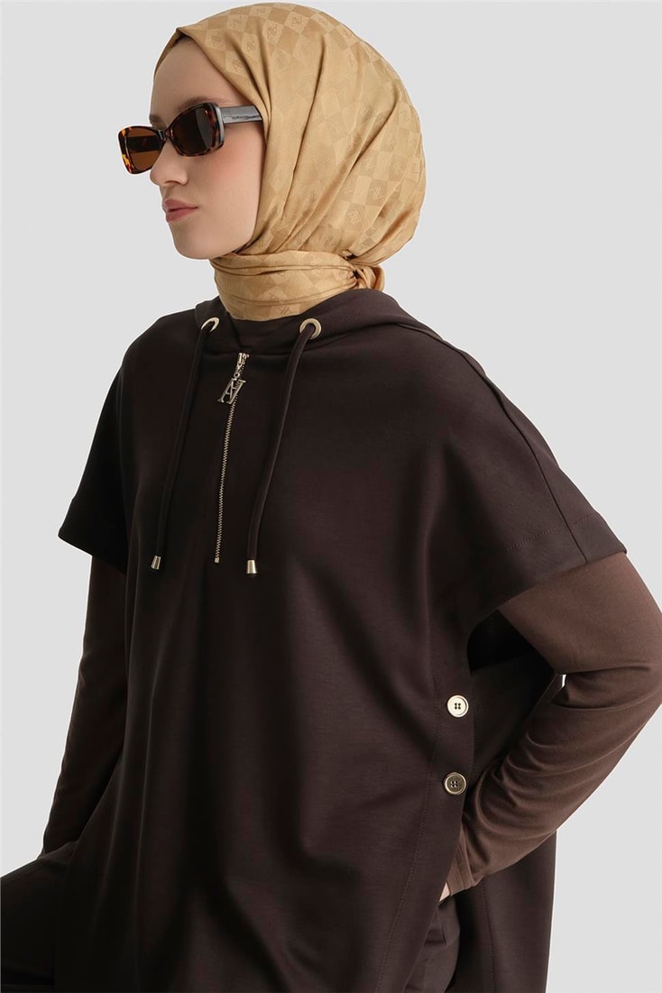 Modal Örme Takım Acı Kahve