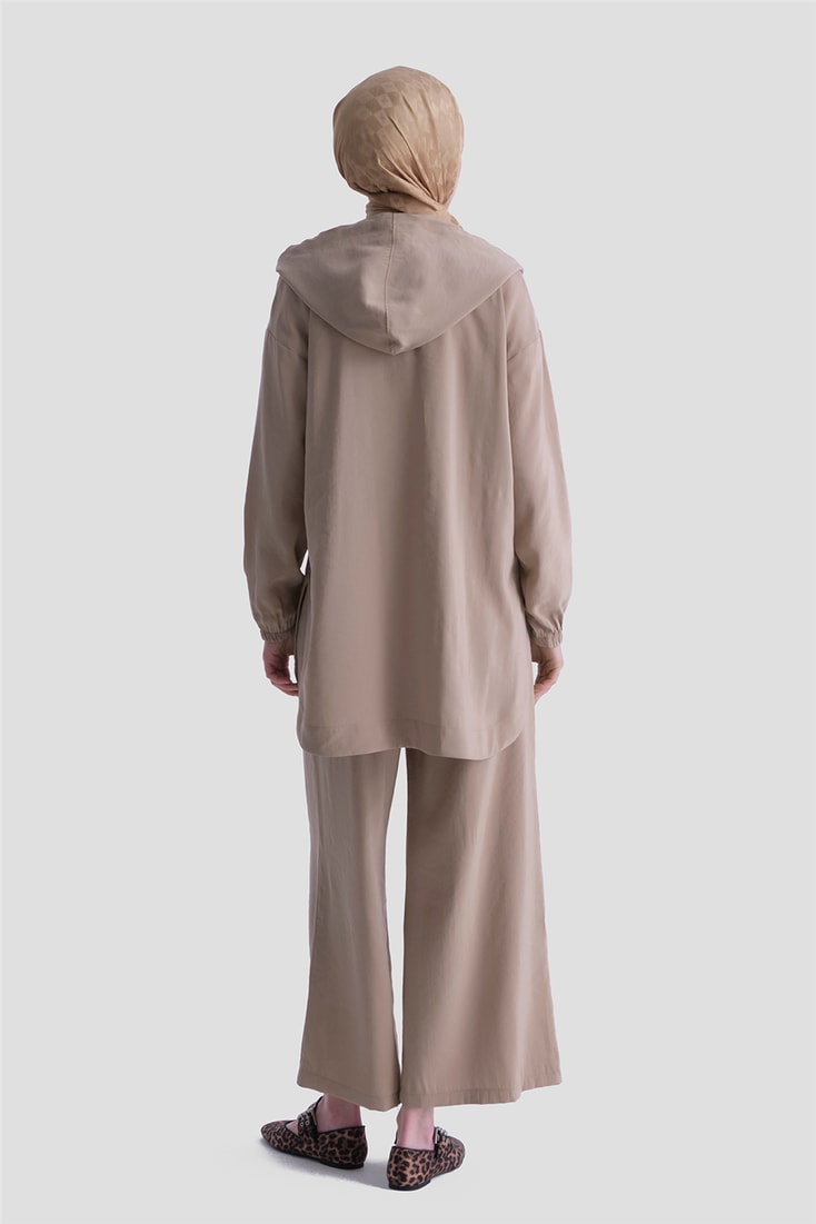 Basic Hırka Takım Vizon