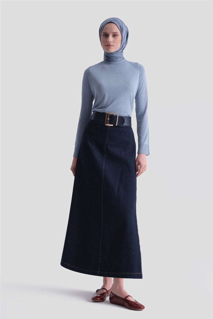 Basic Rayon Tunik Bebe Mavi 