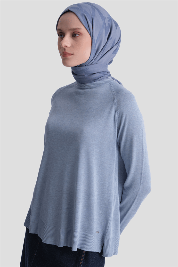Basic Rayon Tunik Bebe Mavi 