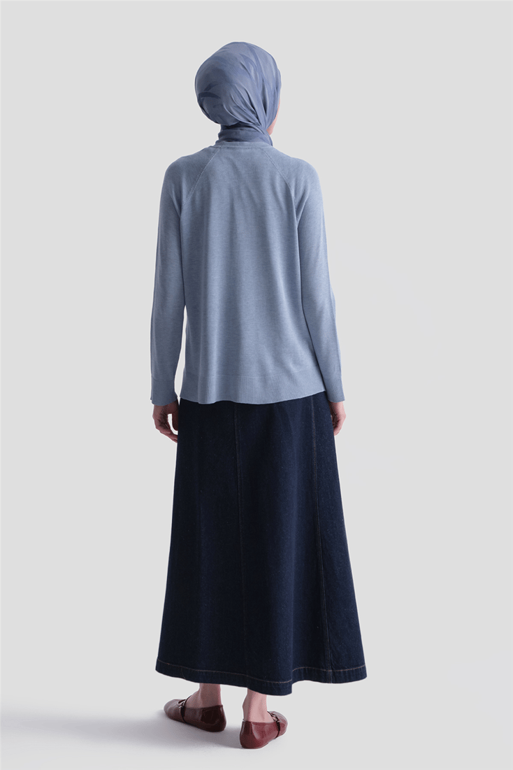Basic Rayon Tunik Bebe Mavi 