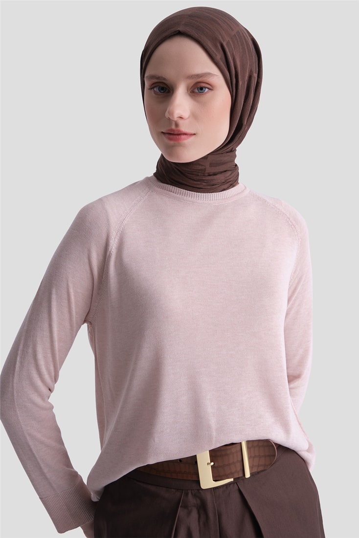 Basic Rayon Tunik Pudra