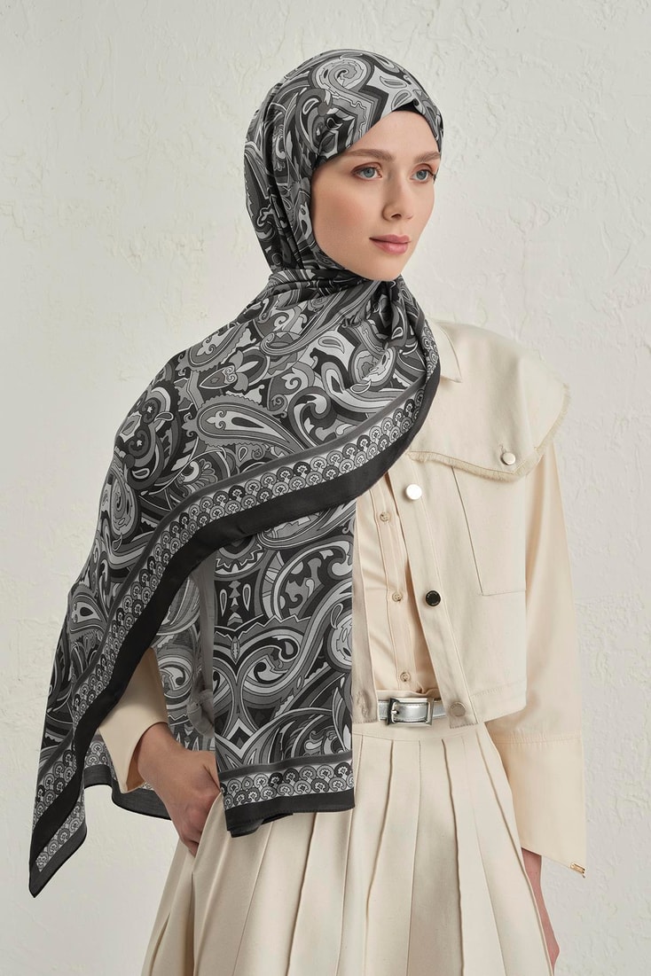 Armine Premium Pure Etnik Desen Şal 2 32
