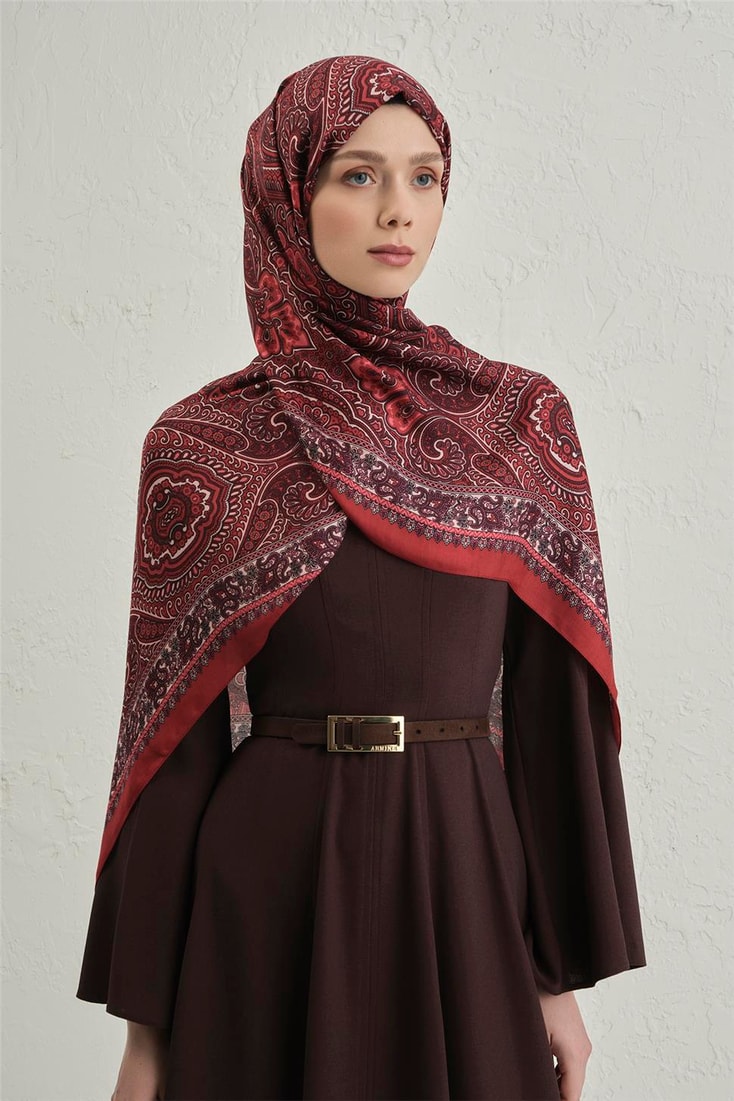 Armine Premium Pure Etnik Desen Şal 3 01