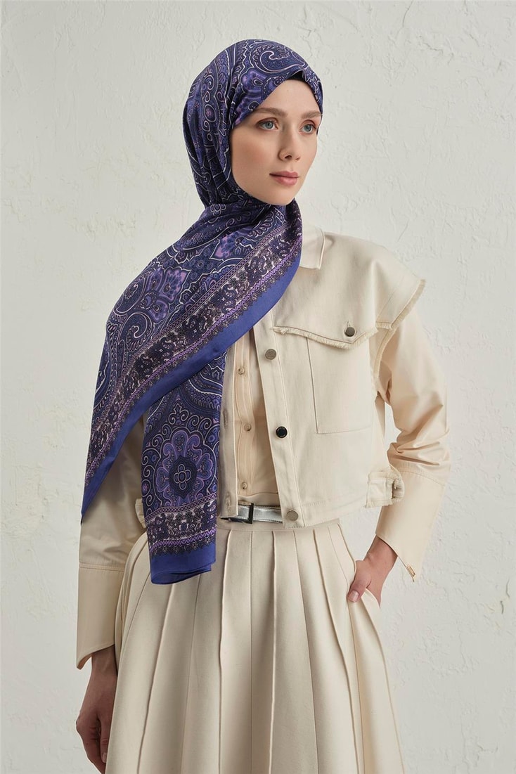 Armine Premium Pure Etnik Desen Şal 3 03