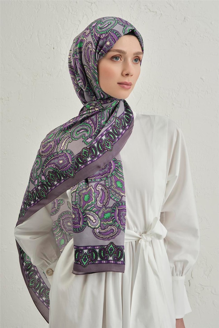 Armine Premium Pure Etnik Desen Şal 1 07