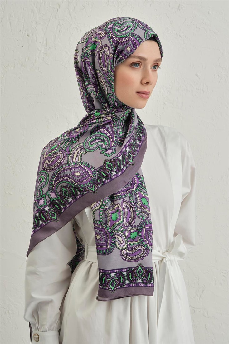 Armine Premium Pure Etnik Desen Şal 1 07