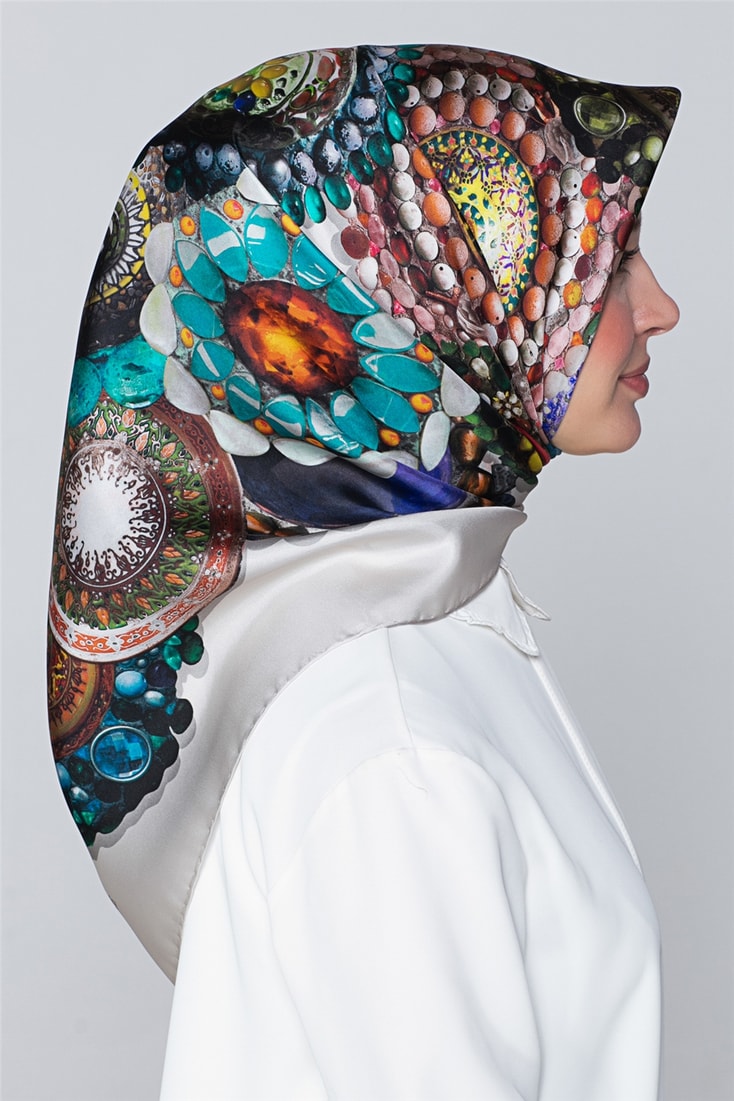 Armine Nostalji Twill İpek Eşarp 18Ya7405 81