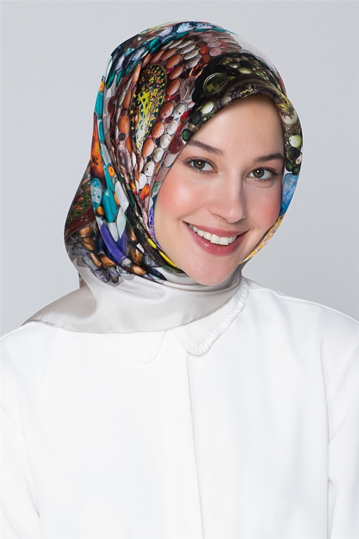Armine Nostalji Twill İpek Eşarp 18Ya7405 81