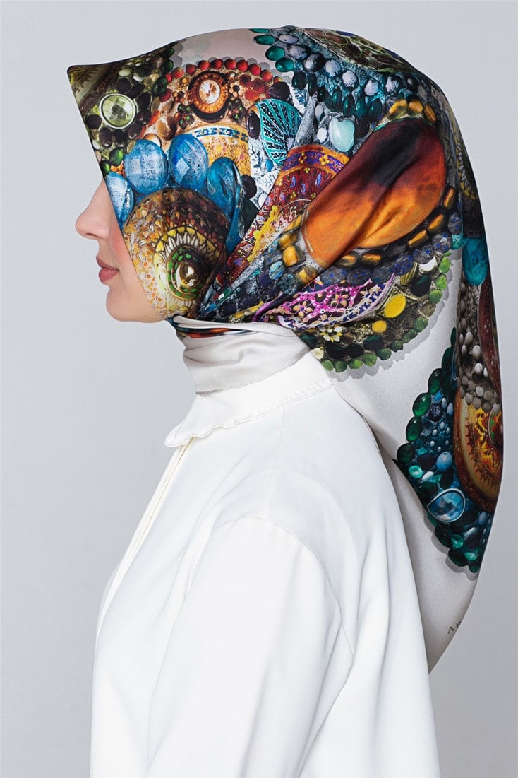 Armine Nostalji Twill İpek Eşarp 18Ya7405 81