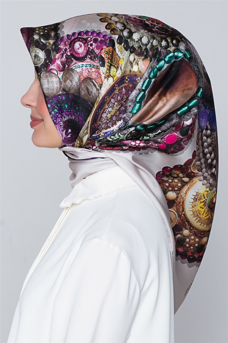 Armine Nostalji Twill İpek Eşarp 18Ya7405 82