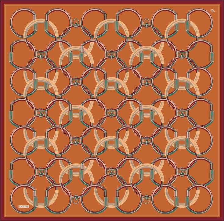 Armine Twill Saf İpek Eşarp 9203D 89