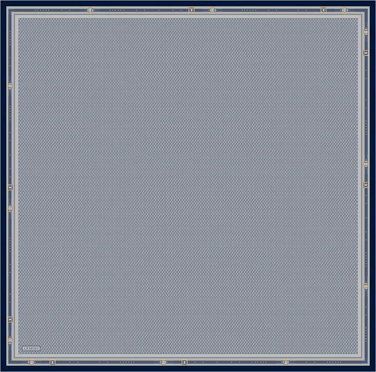 Armine Monogram Desenli Saf İpek Twill Eşarp 9401D 04 