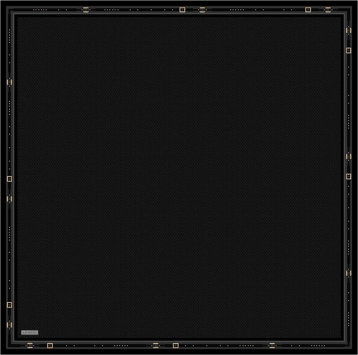 Armine Monogram Desenli Saf İpek Twill Eşarp 9401D 52 