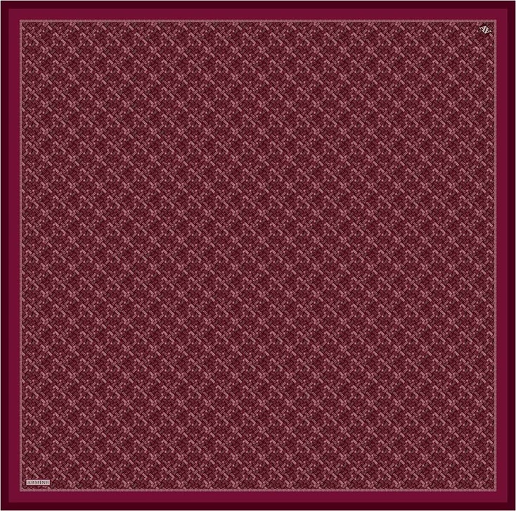 Armine Soyut Desenli Saf İpek Twill Eşarp 9405D 80