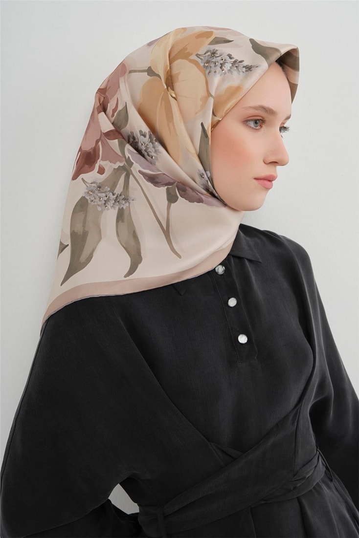 Armine Saf İpek Sura Eşarp 9414D 4