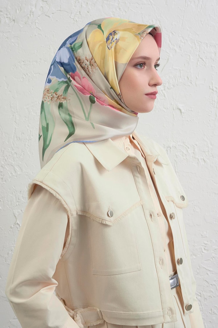 Armine Saf İpek Sura Eşarp 9414D 85 