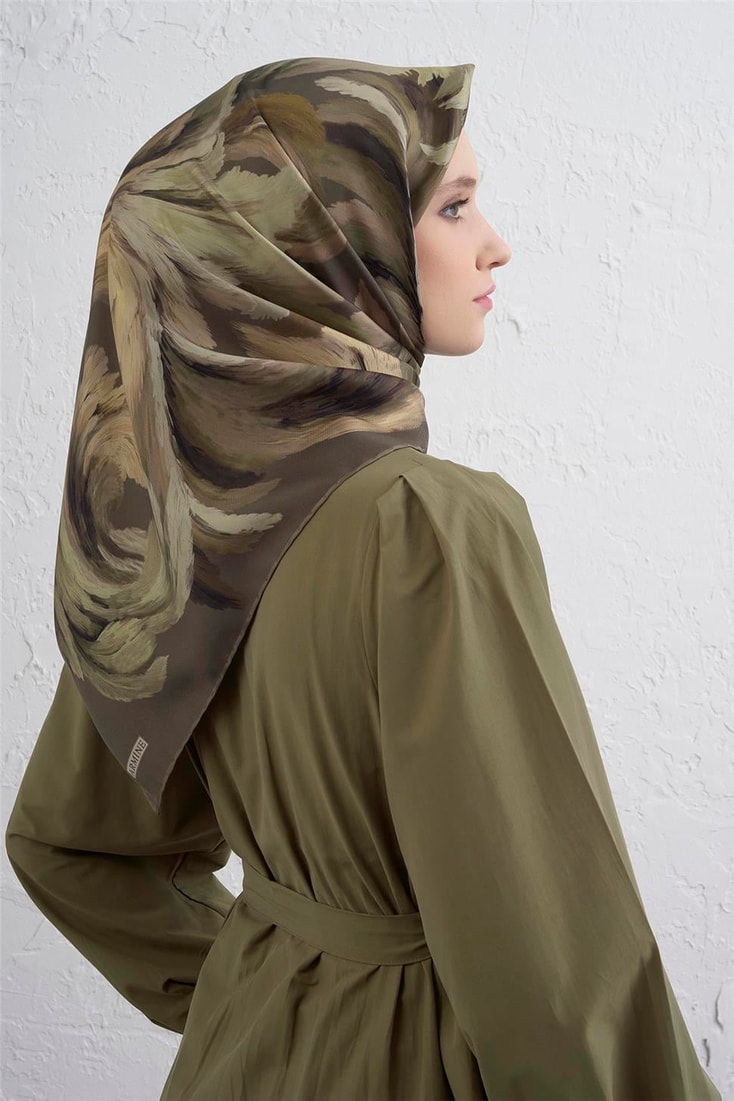 Armine Saf İpek Sura Eşarp 9423D 86