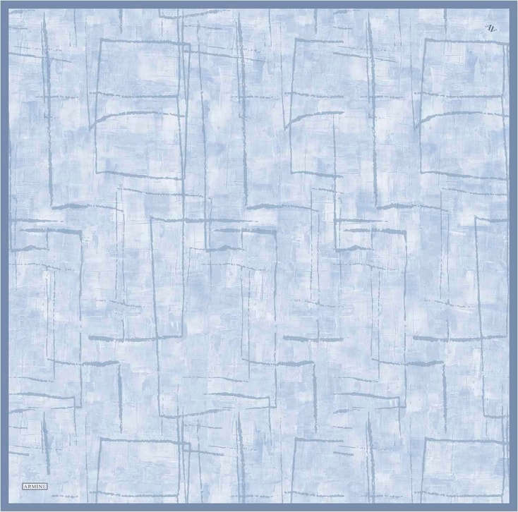 Armine Soyut Desenli Saf İpek Sura Eşarp 9339D 07