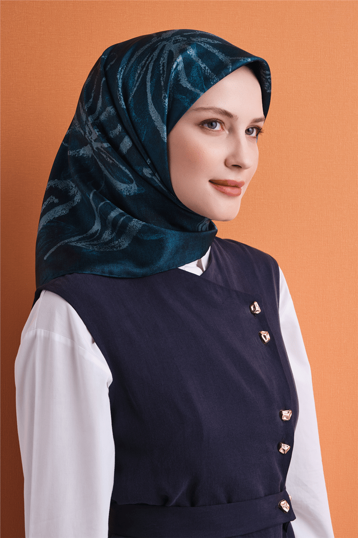 Armine Saf İpek Twill Eşarp 9600D 04 