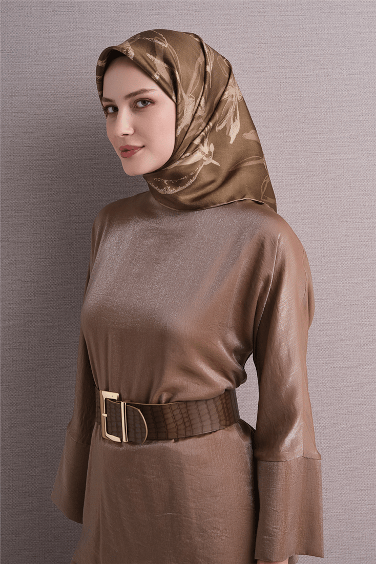 Armine Saf İpek Twill Eşarp 9600D 82 