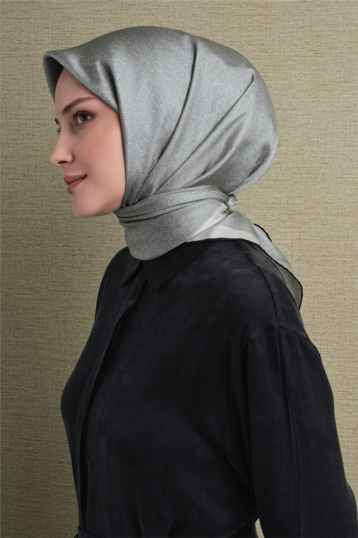 Armine Saf İpek Twill Eşarp 9601D 02 