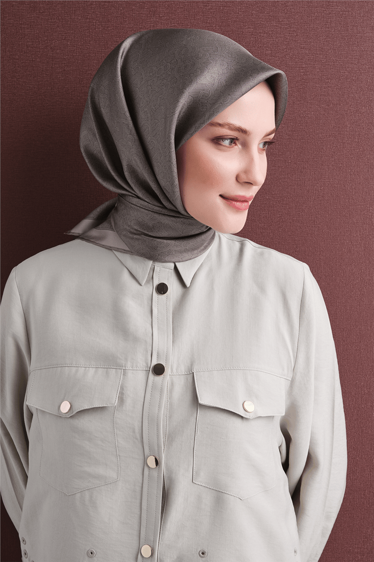 Armine Saf İpek Twill Eşarp 9601D 52 