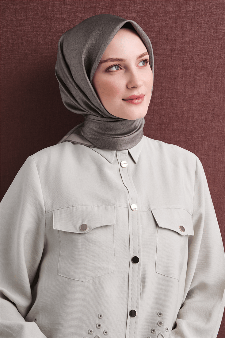 Armine Saf İpek Twill Eşarp 9601D 52 