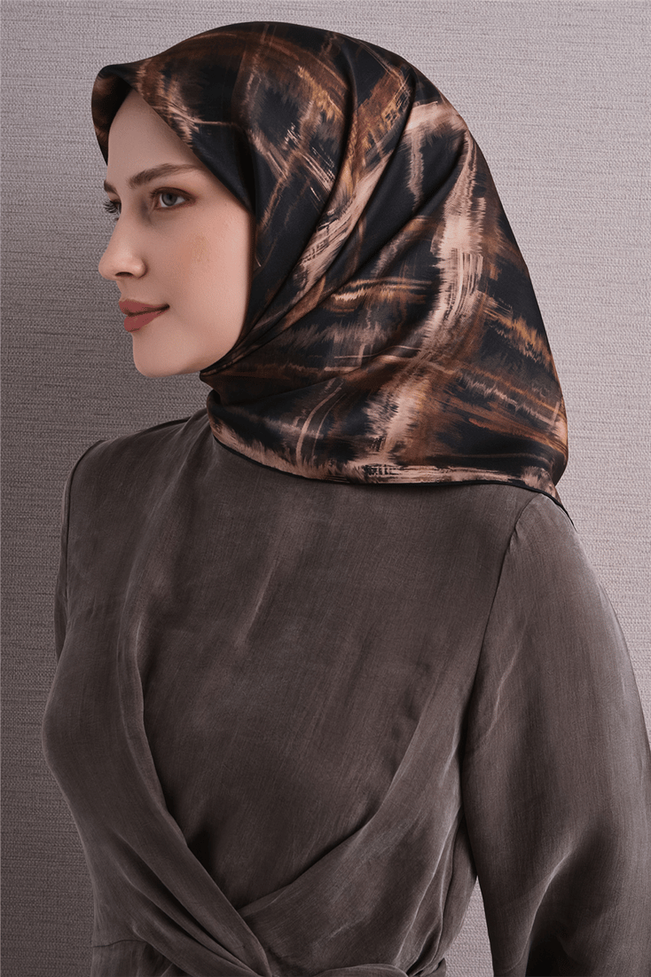 Armine Saf İpek Twill Eşarp 9602D 03 
