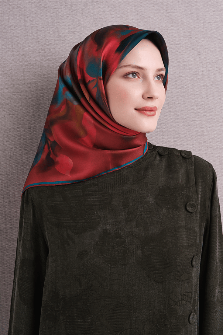 Armine Saf İpek Twill Eşarp 9603D 07 