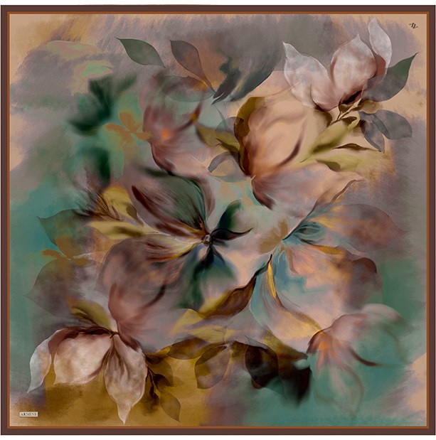 Armine Saf İpek Twill Eşarp 9603D 31 