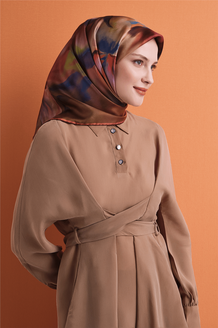 Armine Saf İpek Twill Eşarp 9603D 36 