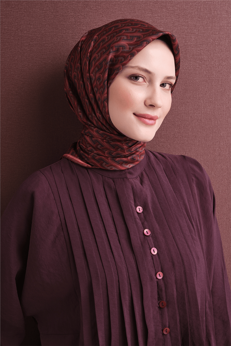 Armine Saf İpek Twill Eşarp 9604D 03 