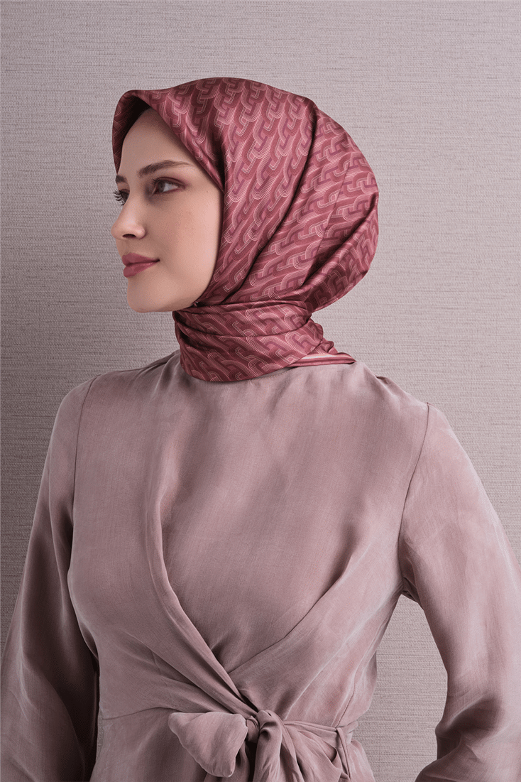 Armine Saf İpek Twill Eşarp 9604D 53 