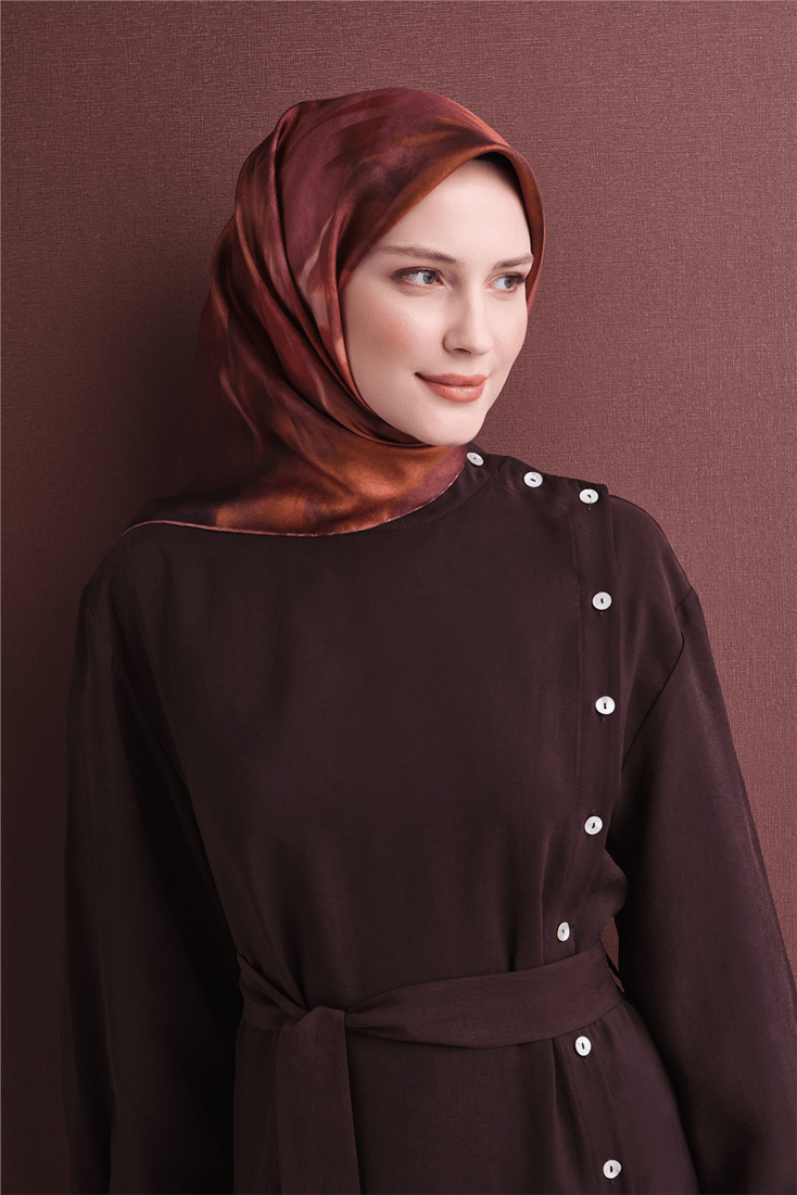 Armine Saf İpek Twill Eşarp 9606D 33 