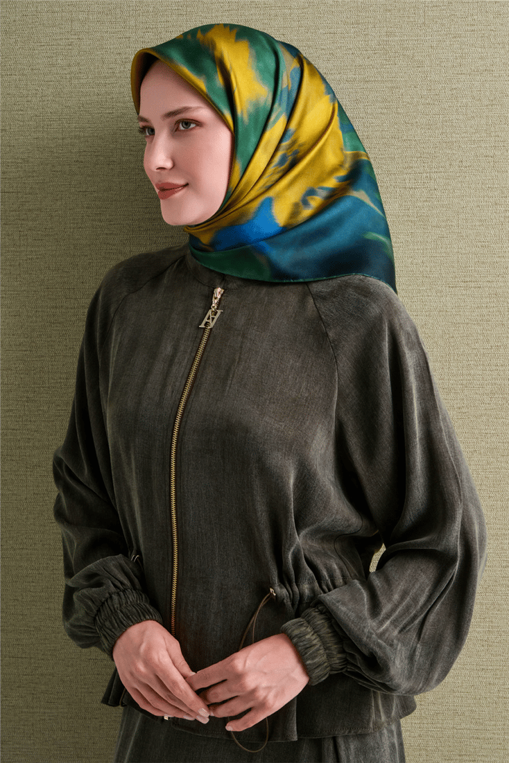 Armine Saf İpek Twill Eşarp 9606D 53 