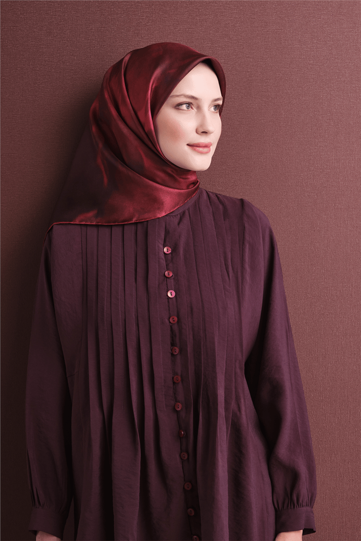 Armine Saf İpek Twill Eşarp 9606D 56 