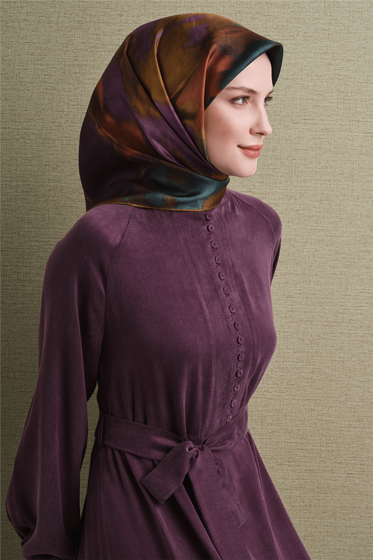 Armine Saf İpek Twill Eşarp 9606D 84 