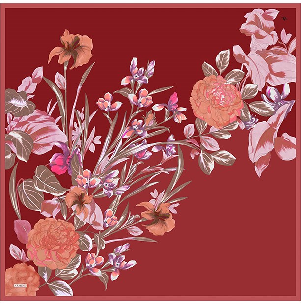 Armine Jakarlı İpek Eşarp 9608D 82 