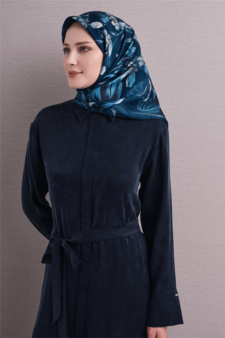 Armine Jakarlı İpek Eşarp 9608D 84 