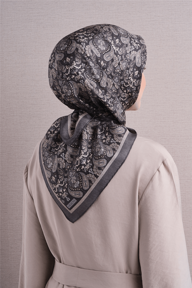 Armine Saf İpek Twill Eşarp 9609D 84 