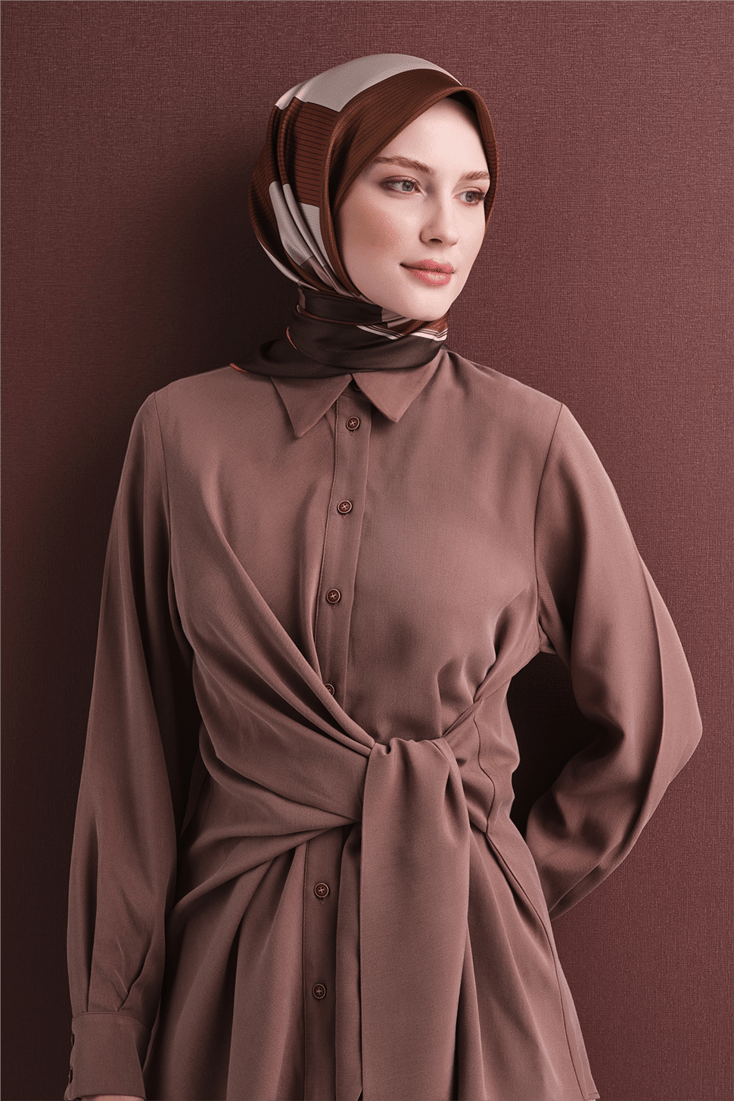Armine Saf İpek Twill Eşarp 9610D 83 