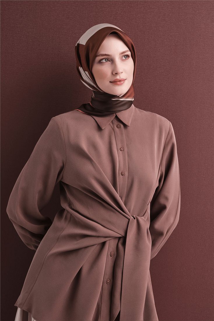 Armine Saf İpek Twill Eşarp 9610D 83 