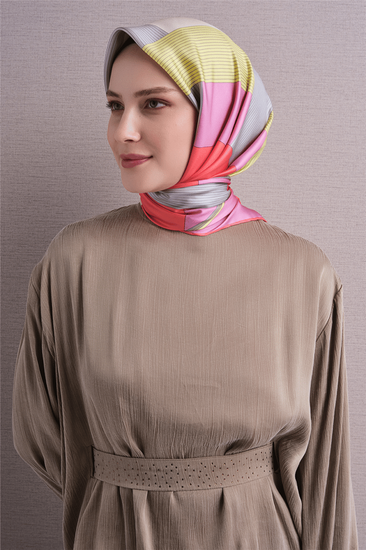 Armine Saf İpek Twill Eşarp 9610D 88 