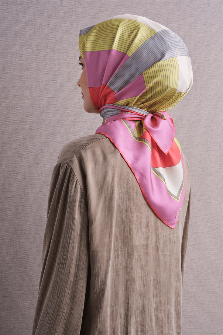Armine Saf İpek Twill Eşarp 9610D 88 