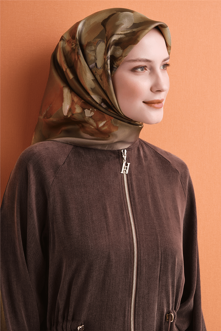 Armine Saf İpek Twill Eşarp 9611D 02 
