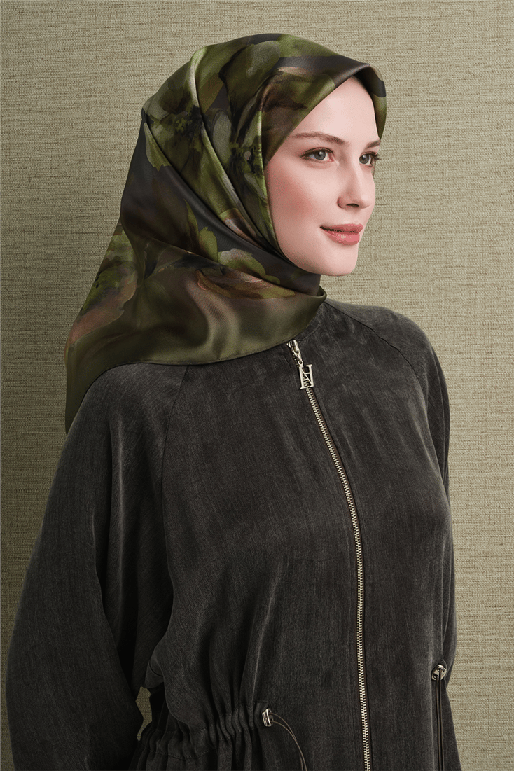 Armine Saf İpek Twill Eşarp 9611D 05 