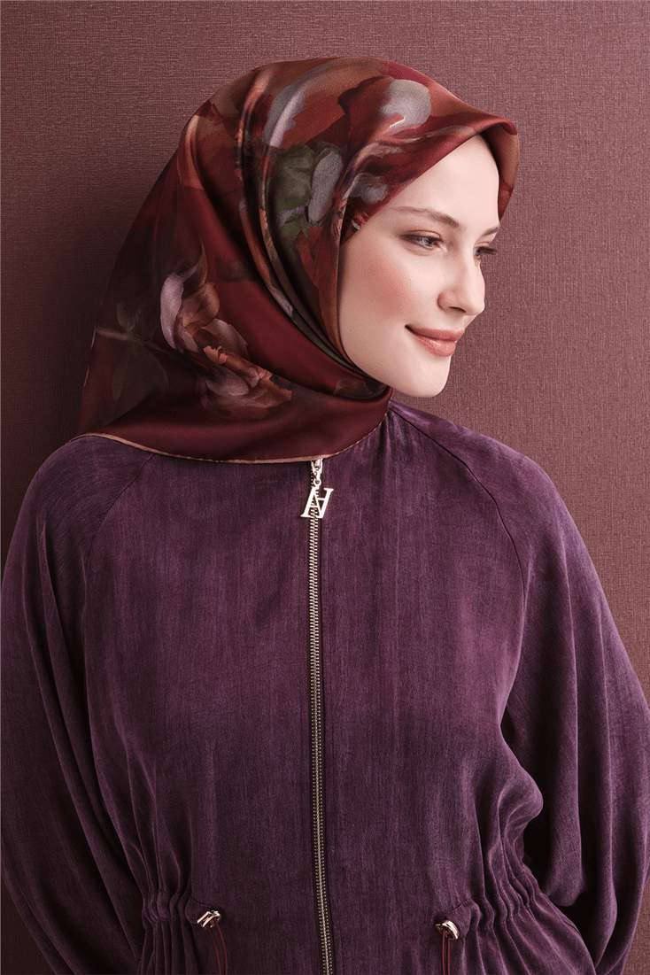 Armine Saf İpek Twill Eşarp 9611D 33 