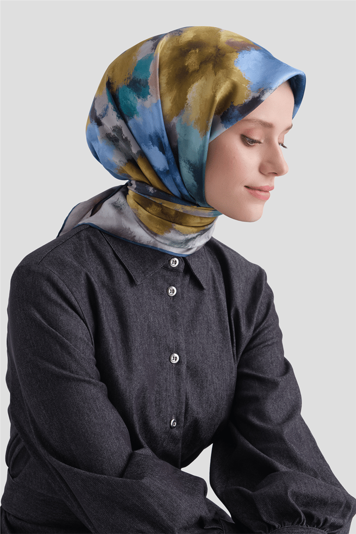 Armine Saf İpek Twill Eşarp 9613D 30 
